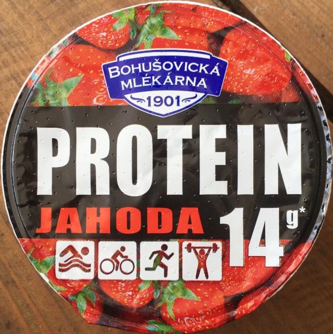 Képek - Protein jahoda Bohušovická mlékárna