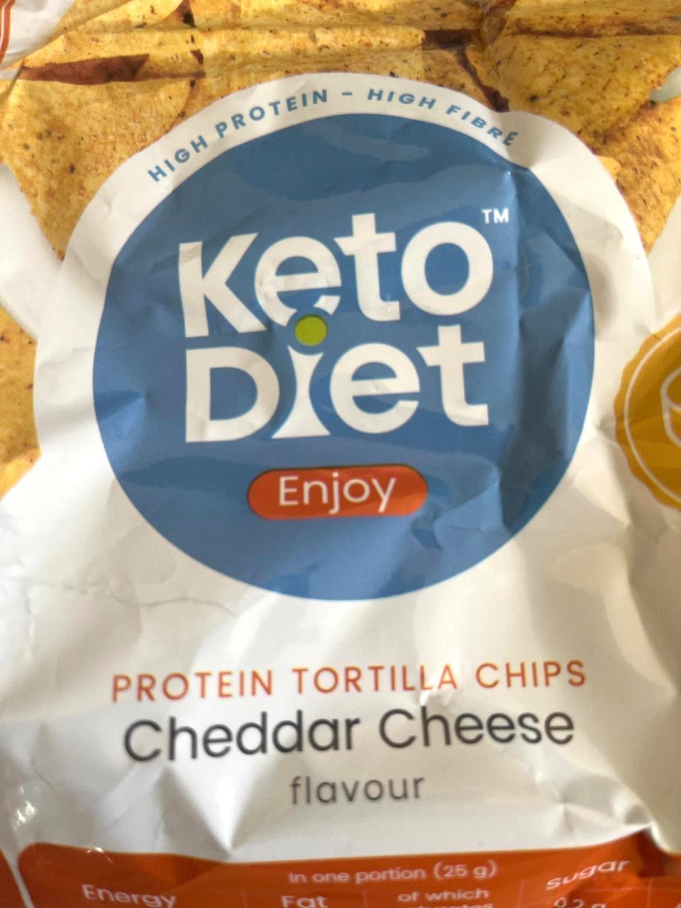 Képek - Protein tortilla chips Cheddar cheese KetoDiet