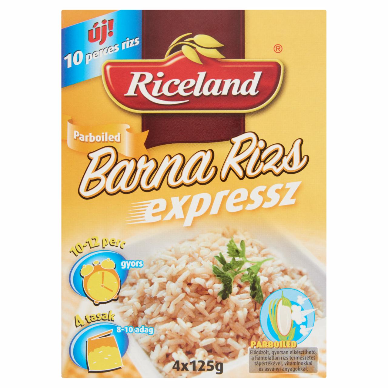 Képek - Riceland Expressz barna rizs 4 x 125 g (500 g)