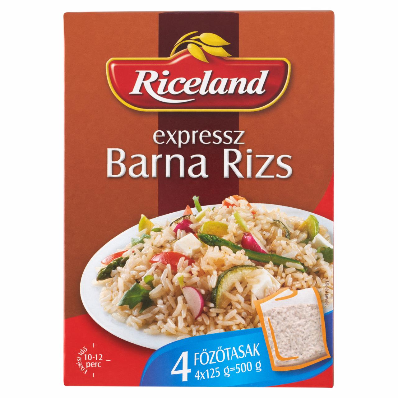 Képek - Riceland Expressz barna rizs 4 x 125 g (500 g)