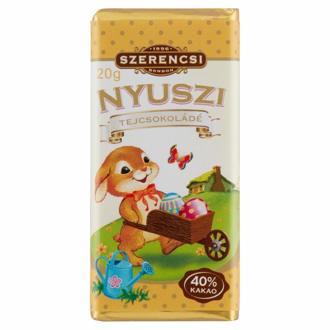 Képek - Szerencsi Nyuszi tejcsokoládé 20 g