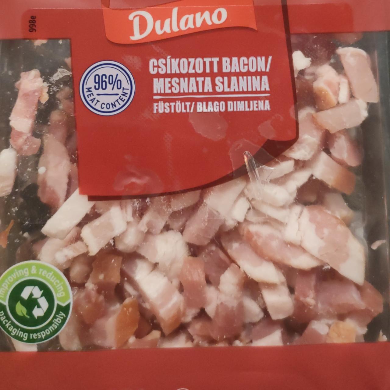 Képek - Csíkozott bacon füstült Dulano