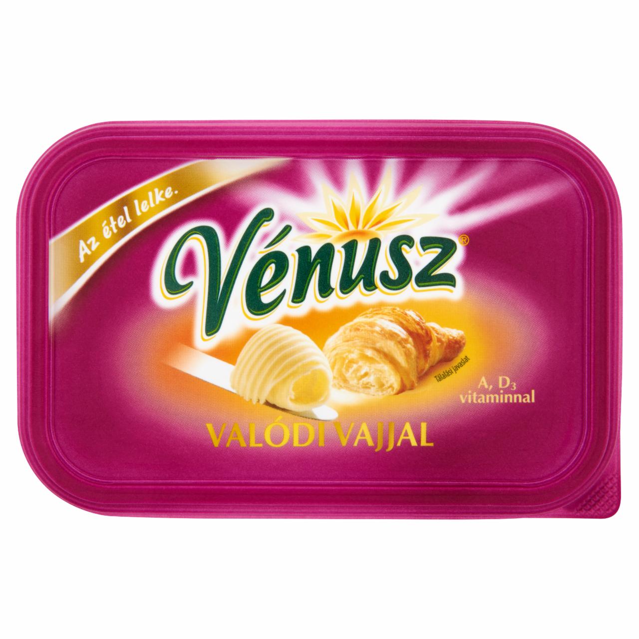 Képek - Vénusz Valódi Vajjal margarin és vaj csökkentett zsírtartalmú keveréke 400 g