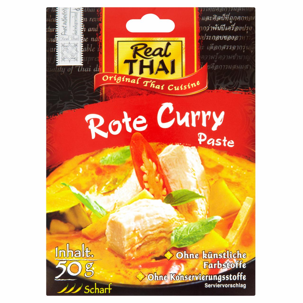 Képek - Real Thai vörös curry pasta 50 g