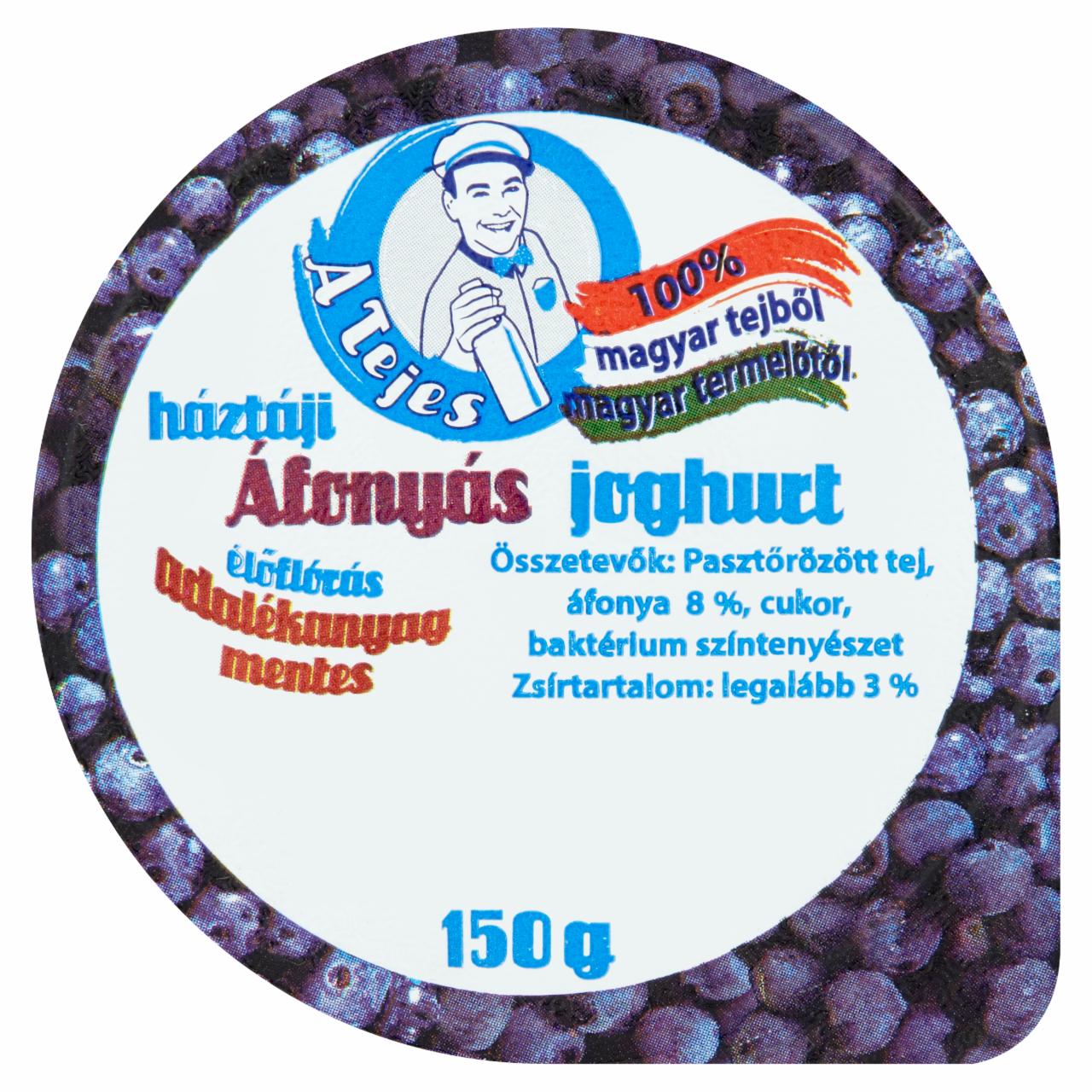 Képek - A Tejes háztáji áfonyás joghurt 150 g