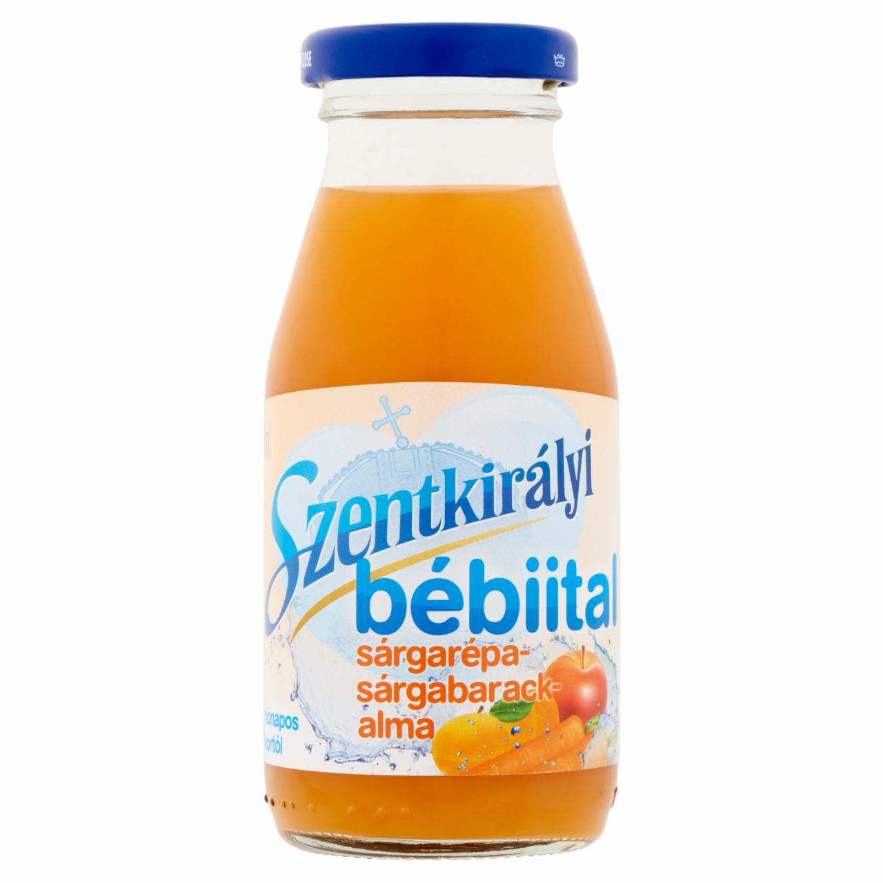 Képek - Szentkirályi sárgarépa-sárgabarack-alma bébiital 4 hónapos kortól 200 ml