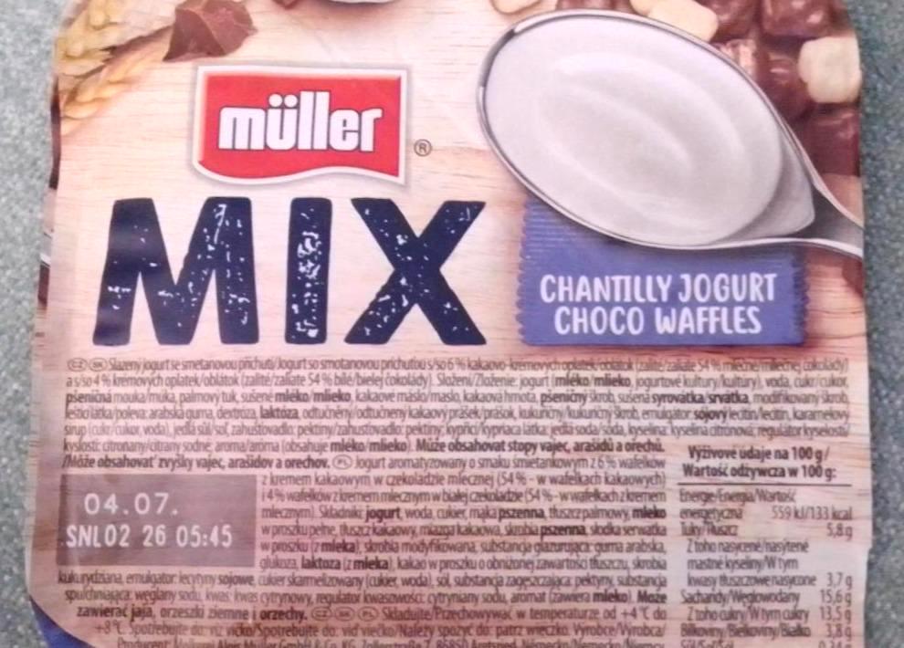 Képek - Mix Chantilly joghurt choco waffels Müller