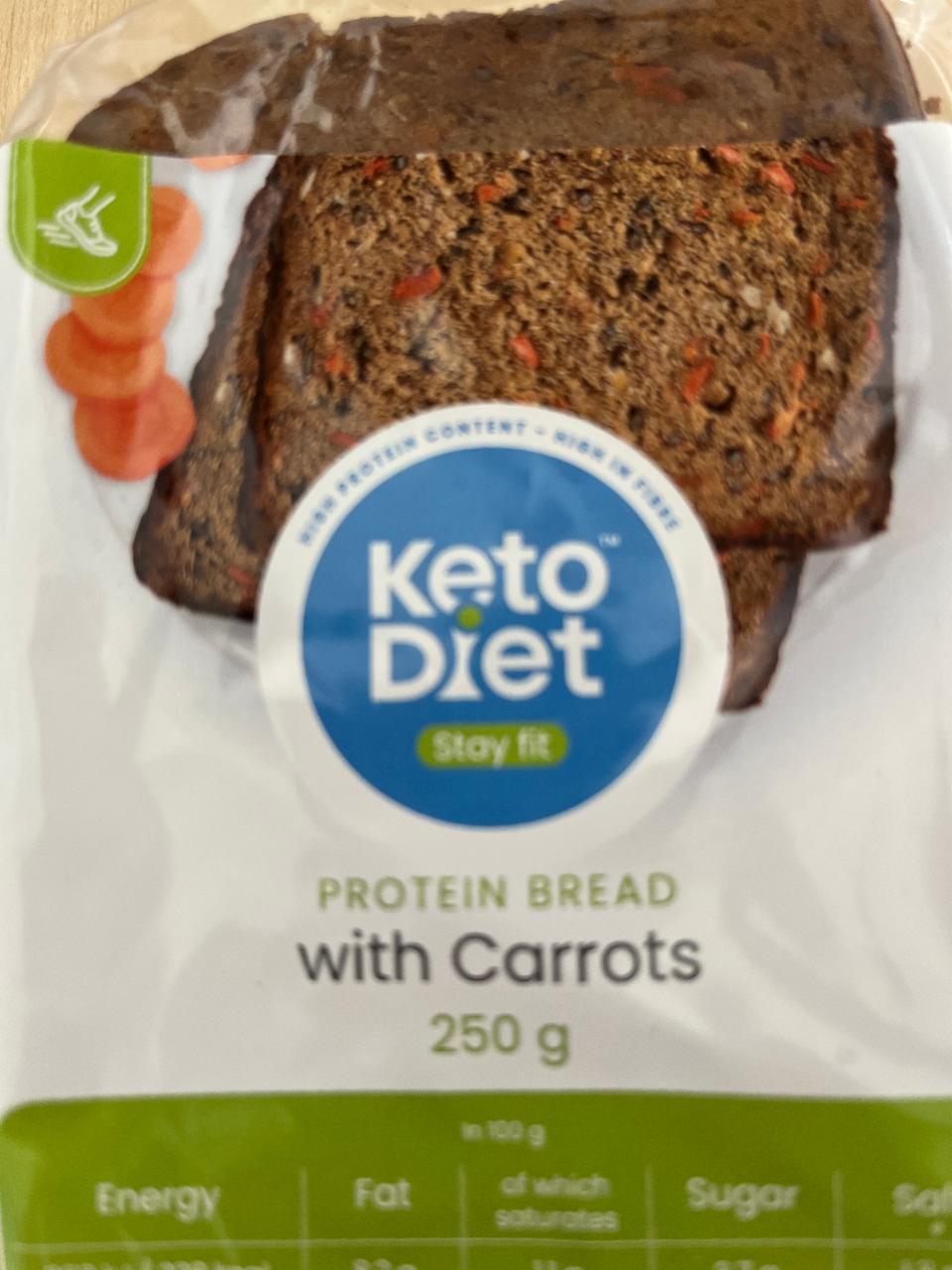 Képek - Protein bread with carrots KetoDiet