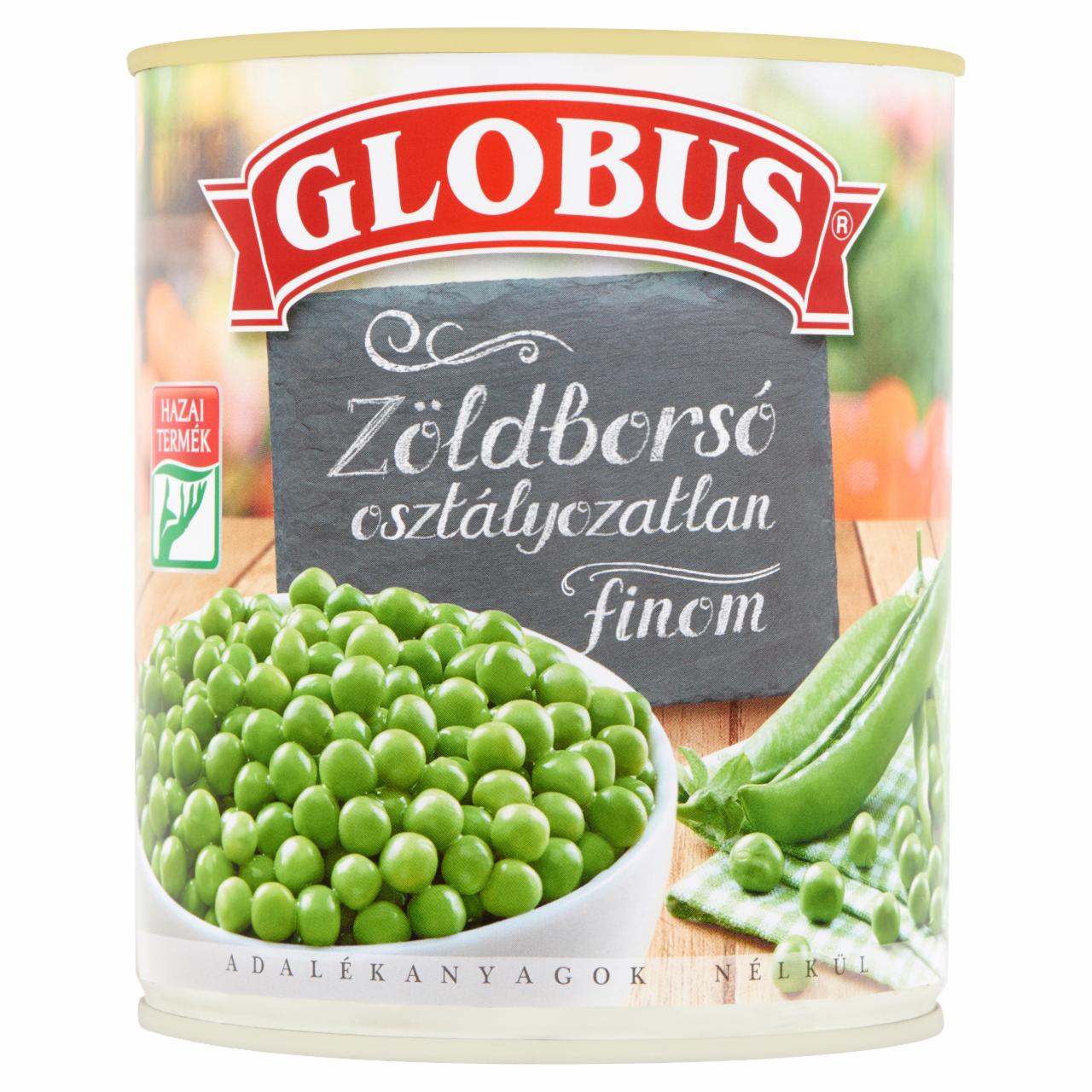 Képek - Globus finom zöldborsó 800 g