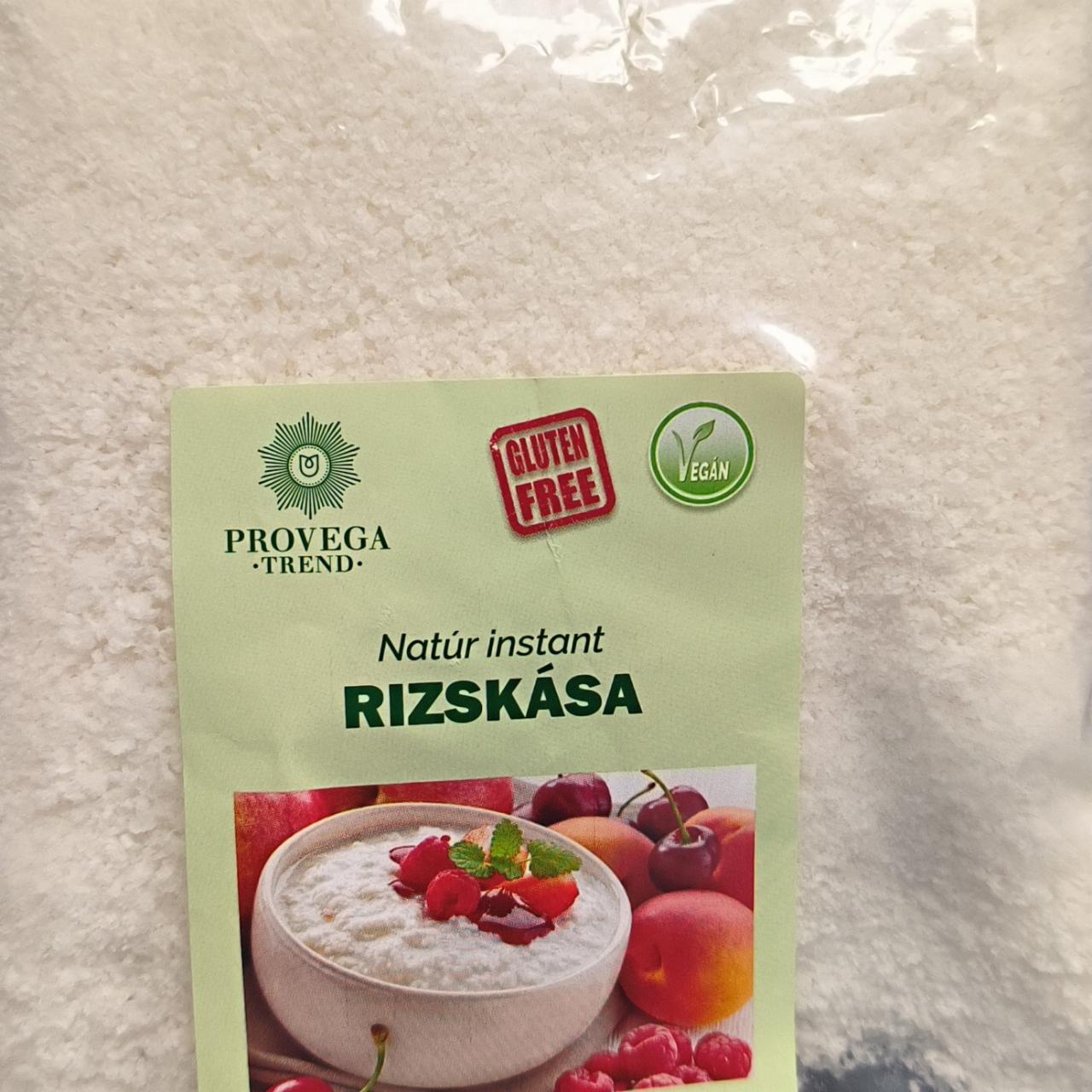 Képek - Natúr instant rizskása Provega trend