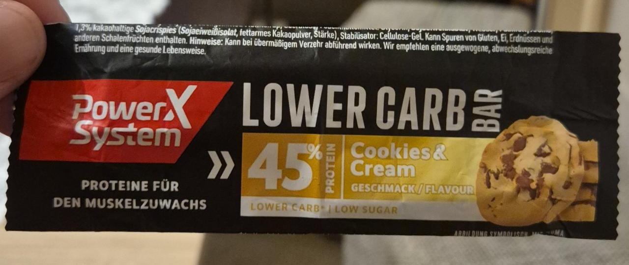 Képek - Lower crab Bar Cookies & cream PowerX System
