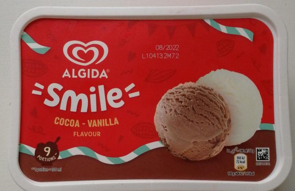 Képek - Algida Smile jégkrém Kakaó-Vanília