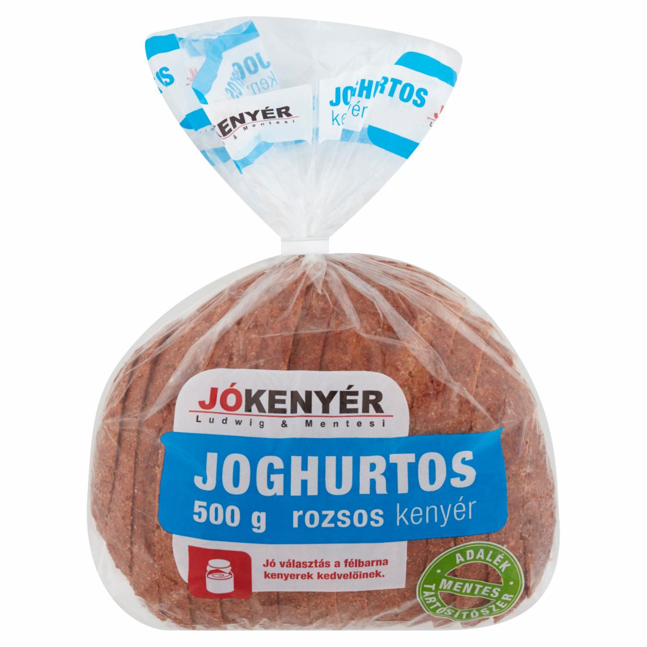 Képek - Jókenyér friss kovászos joghurtos rozsos kenyér 500 g