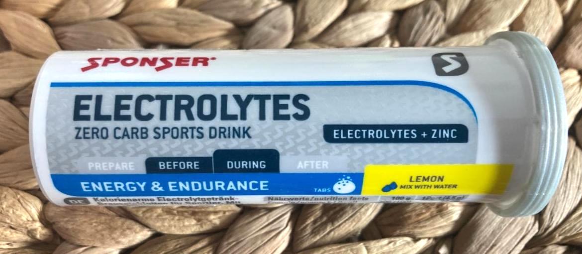 Képek - Electrolytes Zero carbs sports drink Sponser
