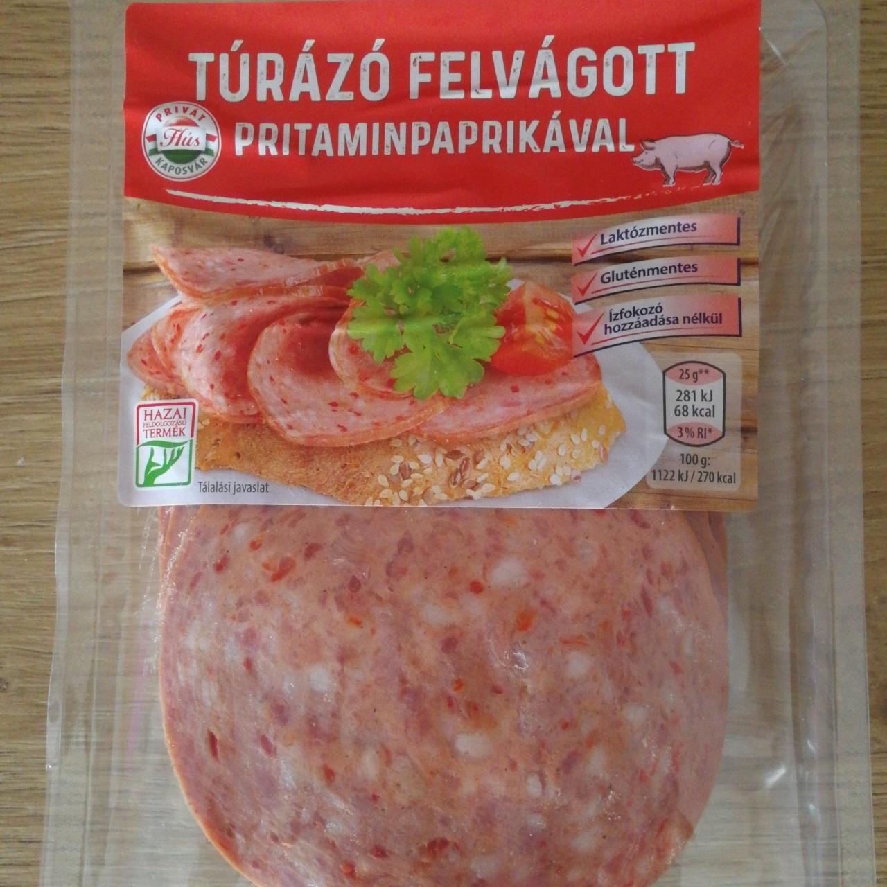 Képek - Túrázó felvágott pritaminpaprikával Privát Hús Kaposvár