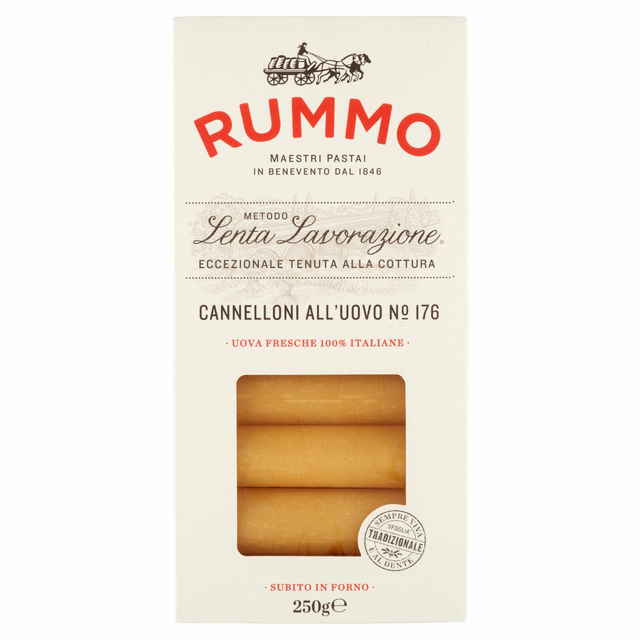 Képek - Rummo 4 tojásos durum cannelloni száraztészta 250 g