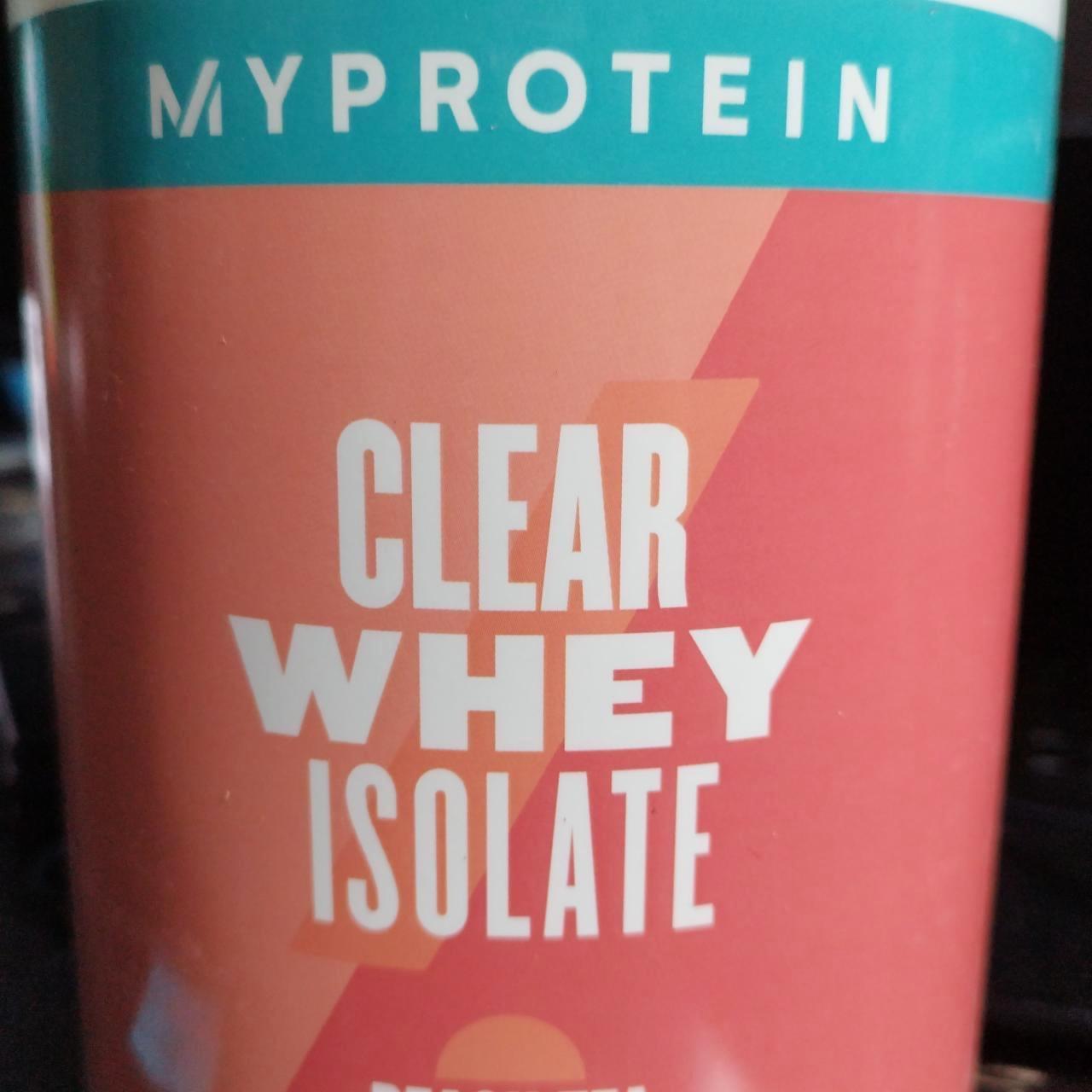 Képek - Clear Whey Isolate Peach tea MyProtein