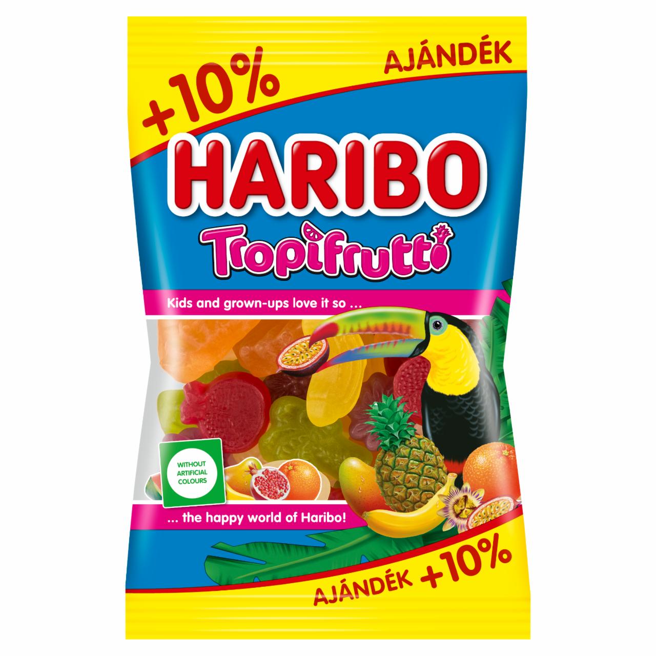Képek - Haribo Tropifrutti gyümölcsízű gumicukorka 110 g