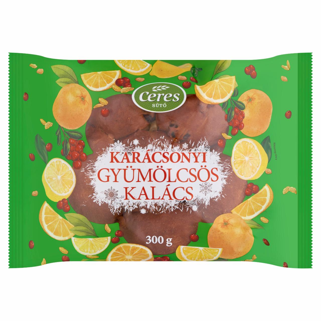 Képek - Ceres karácsonyi gyümölcsös kalács 300 g