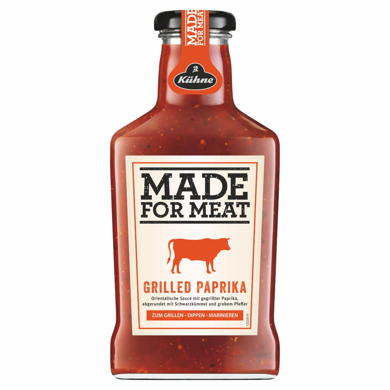 Képek - Kühne Made For Meat grillezett paprika szósz 375 ml