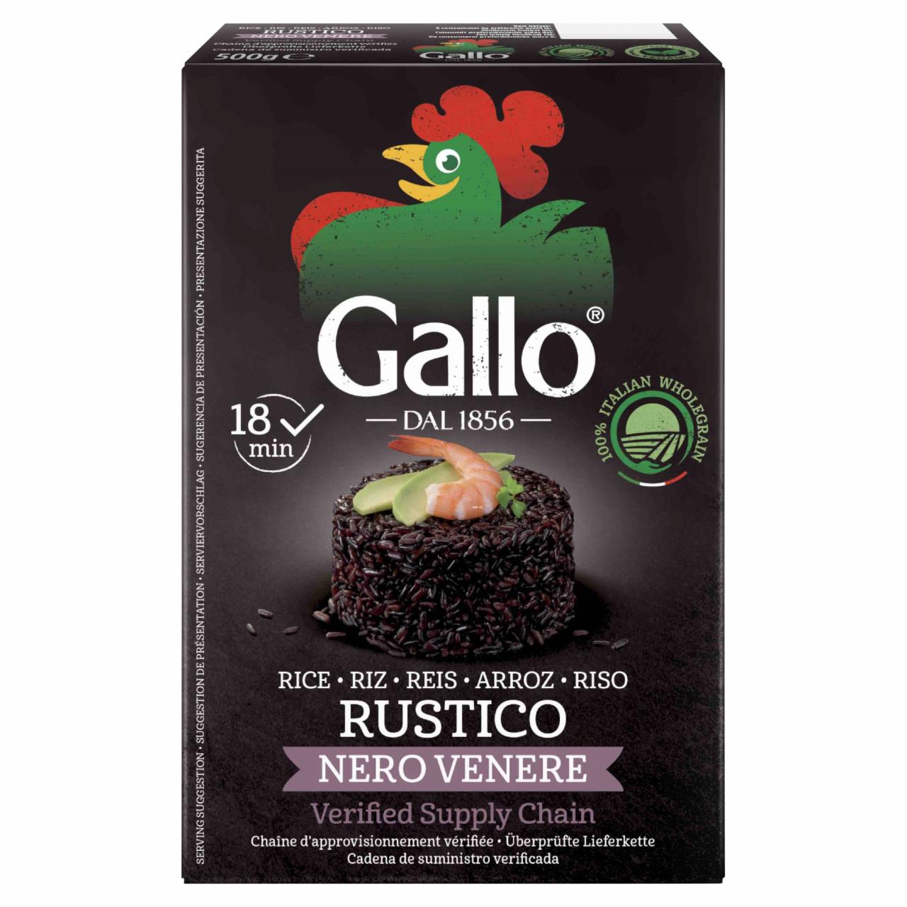 Képek - Gallo Riso Venere fekete rizs 500 g