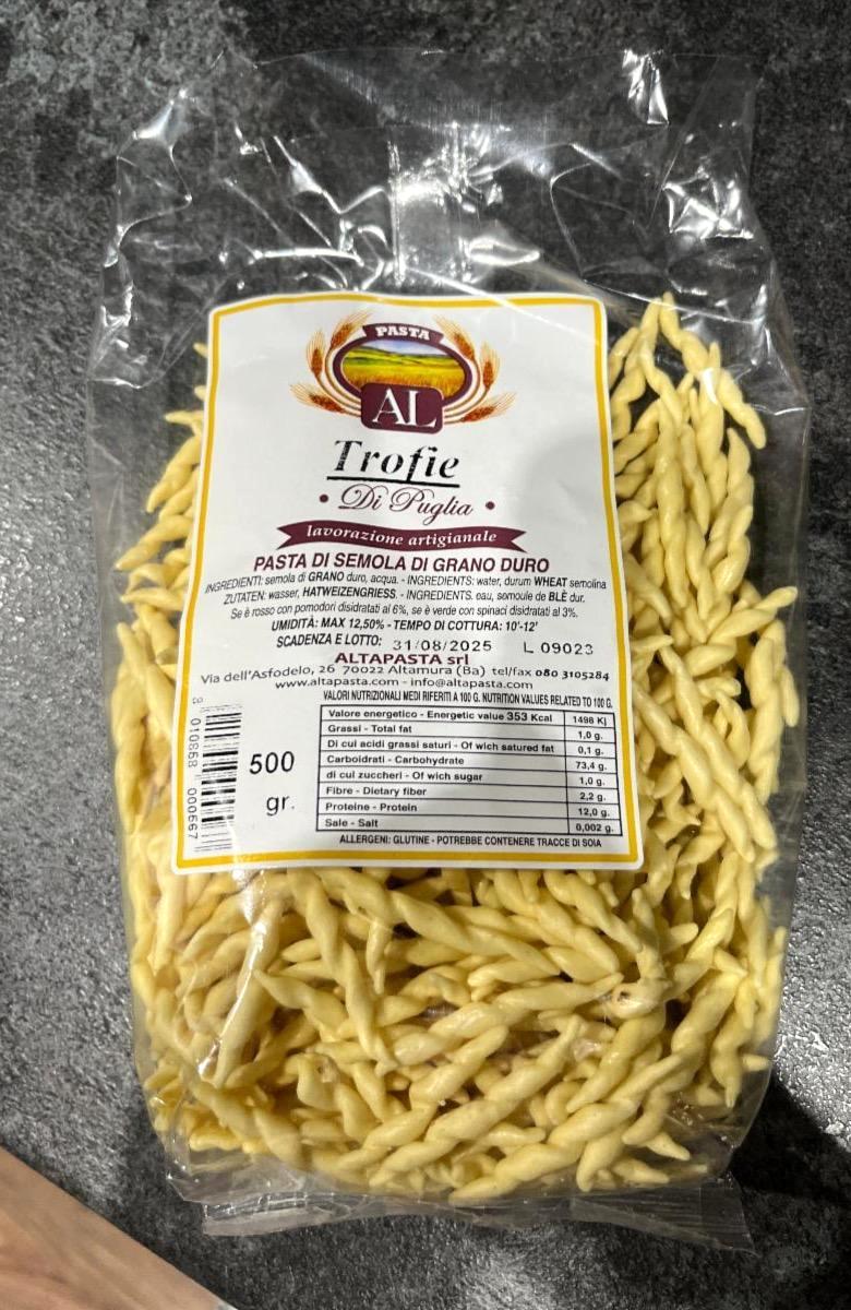 Képek - Trofie Di Puglia tészta Pasta AL