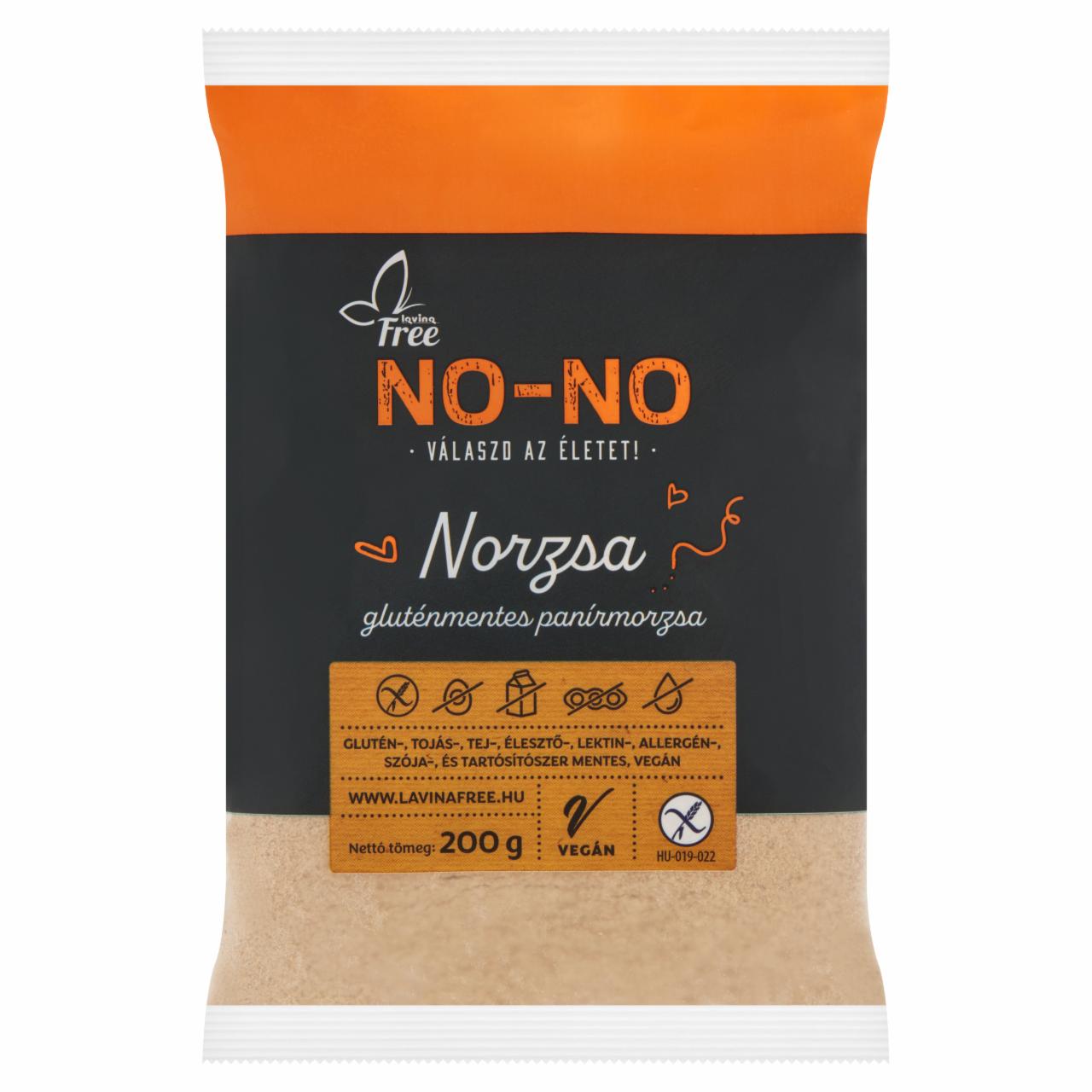 Képek - Lavina Free Norzsa gluténmentes panírmorzsa 200 g