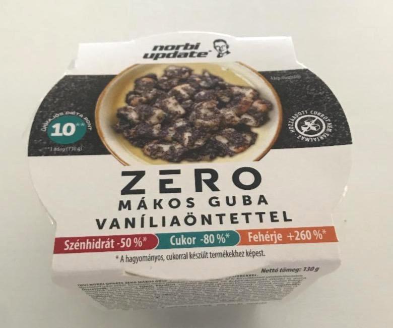 Képek - Zero Mákos guba vaníliaöntettel Norbi Update