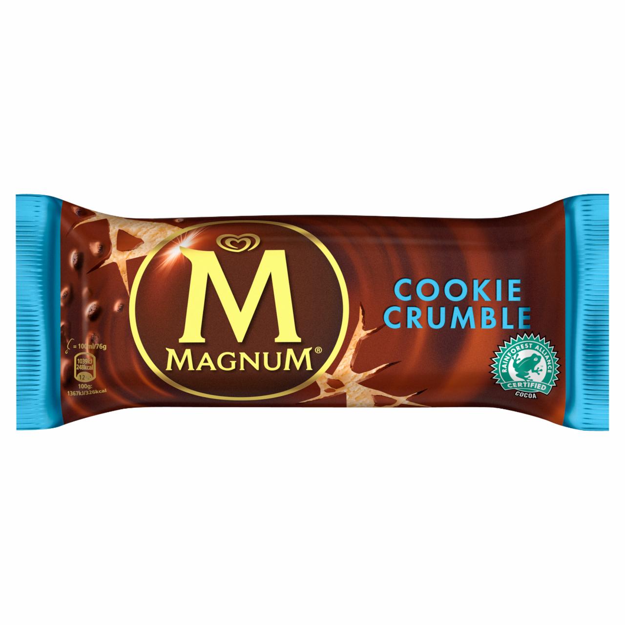 Képek - Magnum cookie tejcsokoládés-kekszes pálcikás jégkrém 100 ml