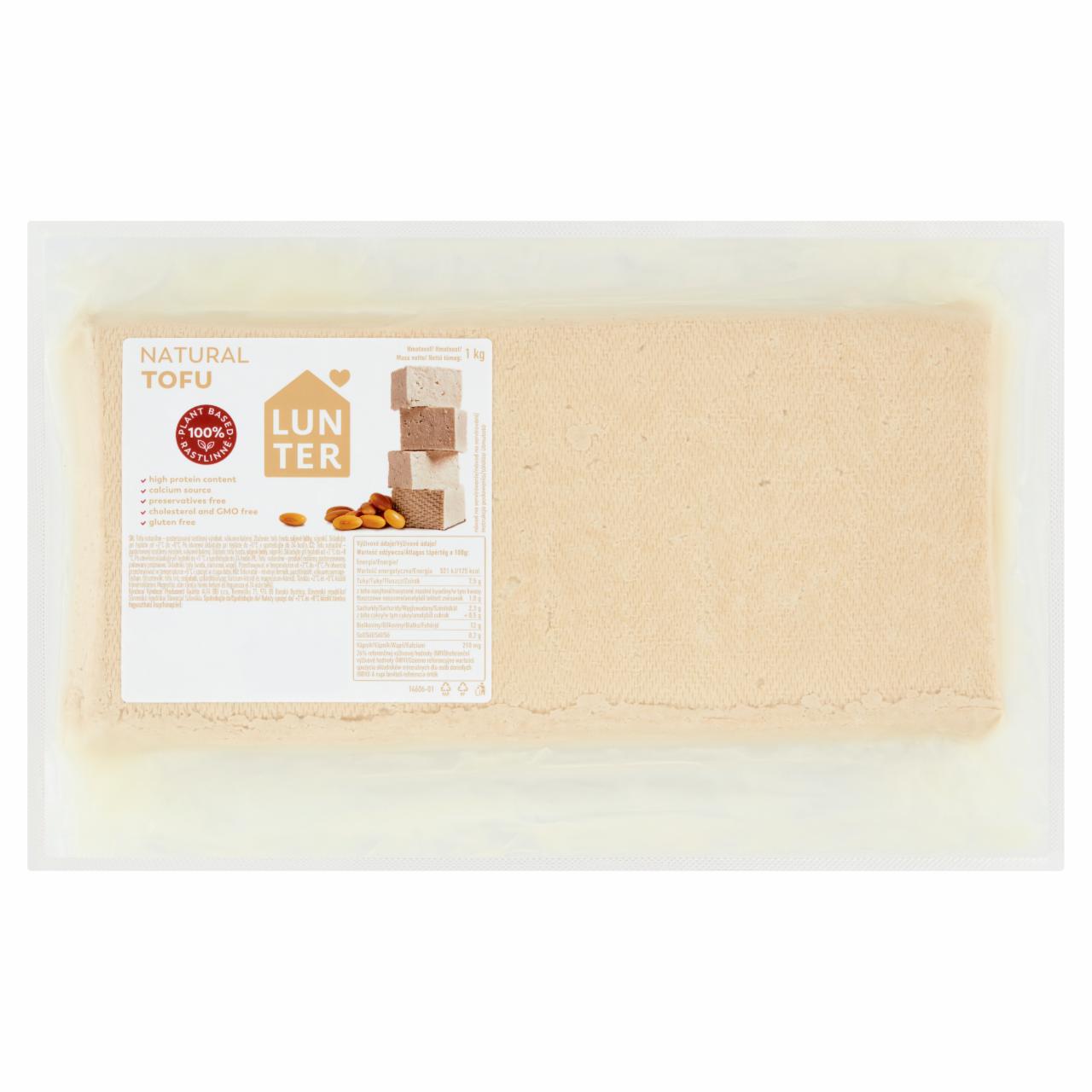 Képek - Lunter natúr tofu 1 kg