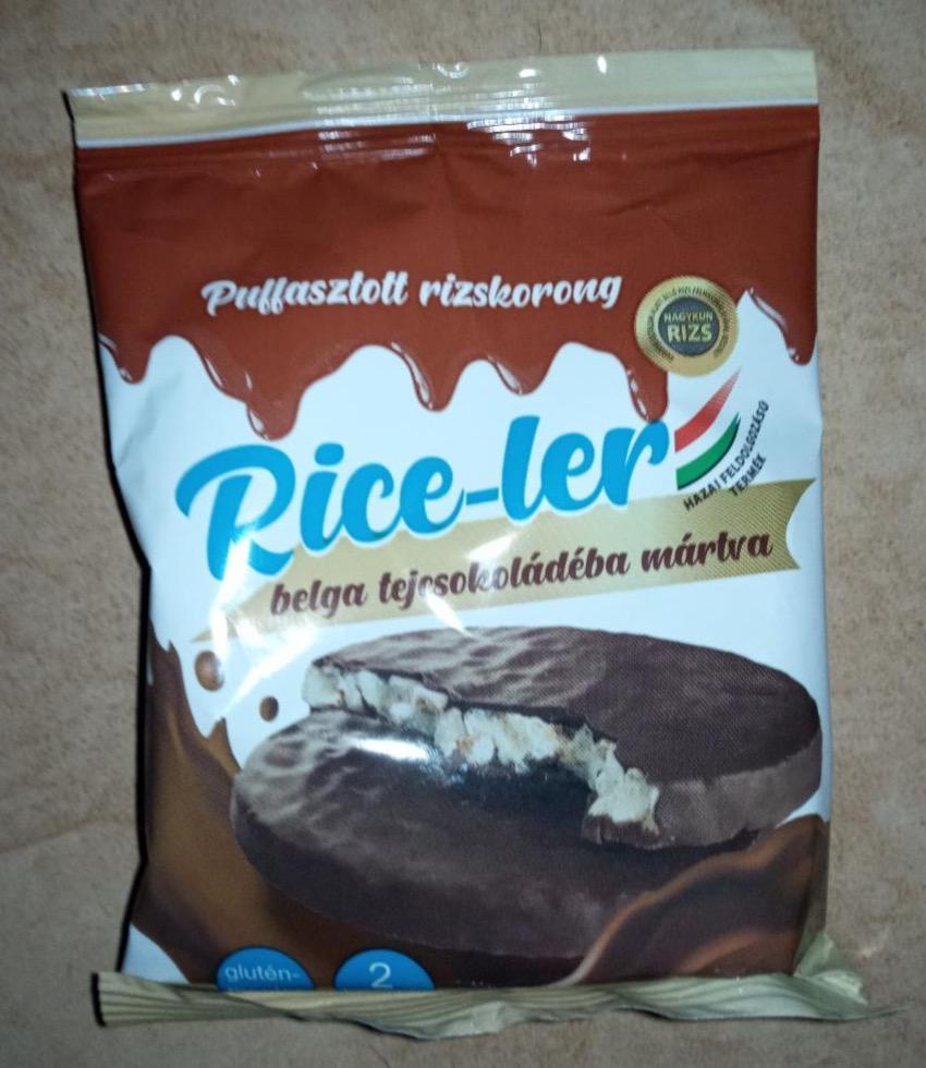 Képek - Rice-ler puffasztott rizskorong belga tejcsokoládéba mártva 2 db 45 g