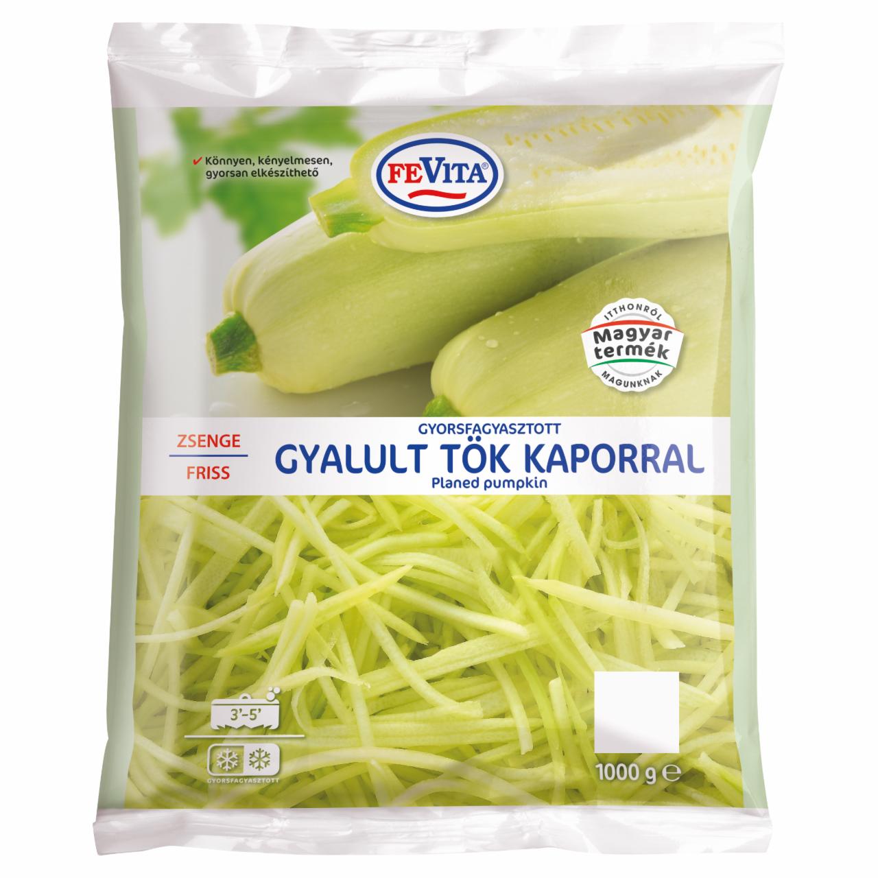 Képek - FeVita gyorsfagyasztott zsenge friss gyalult tök kaporral 1000 g