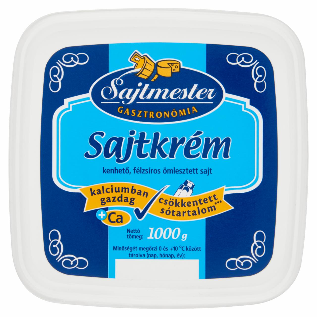 Képek - Sajtmester félzsíros sajtkrém 1000 g