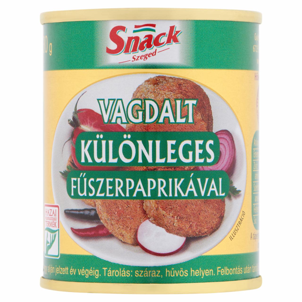Képek - Snack Szeged vagdalt különleges fűszerpaprikával 130 g