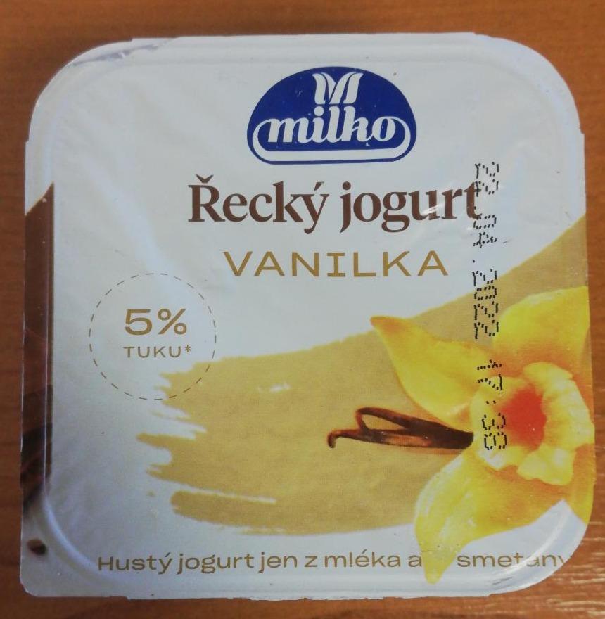 Képek - Řecký jogurt vanilka 5% tuku Milko