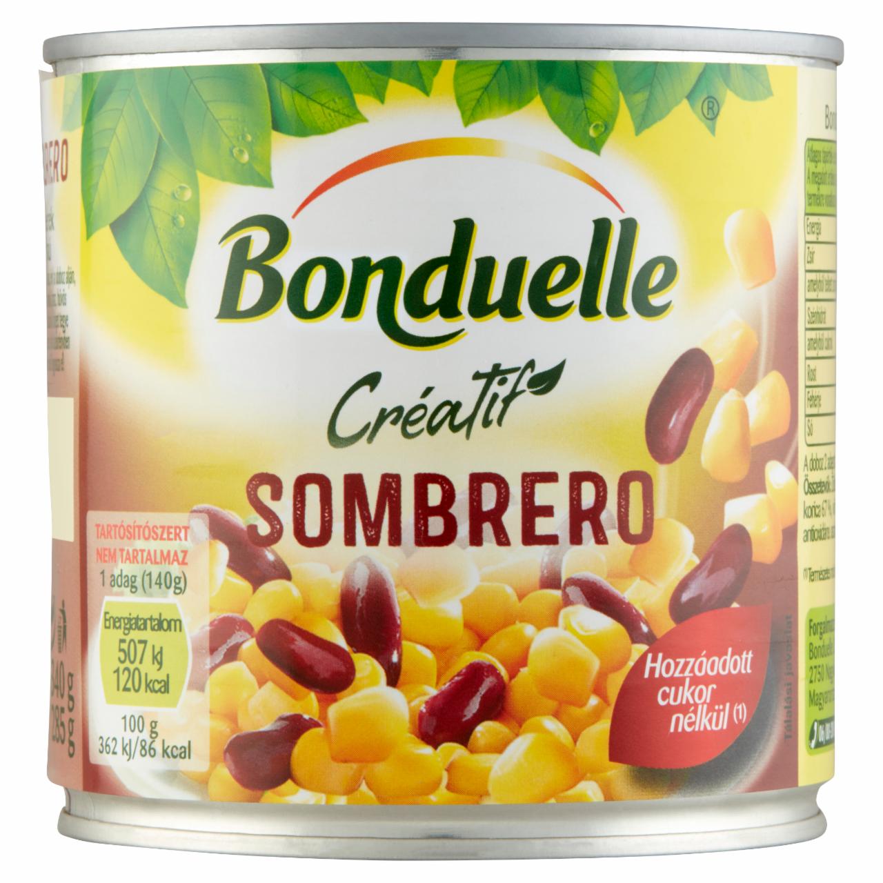 Képek - Bonduelle Créatif Sombrero zöldségkeverék 340 g