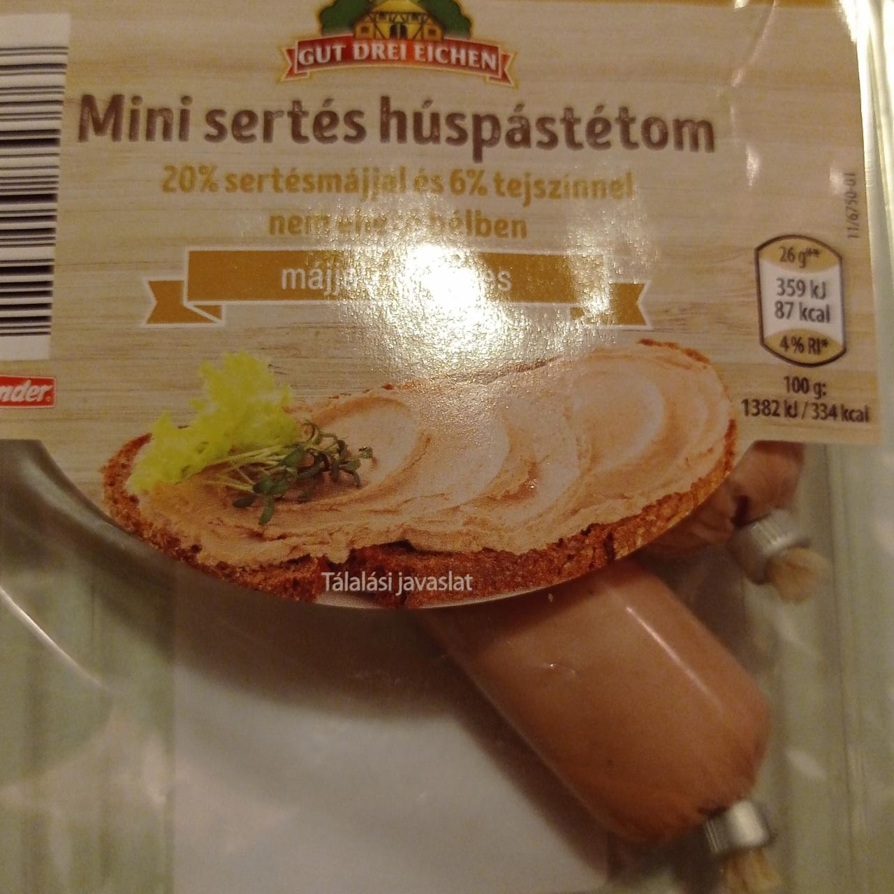 Képek - Mini sertés húspástétom Gut Drei Eichen