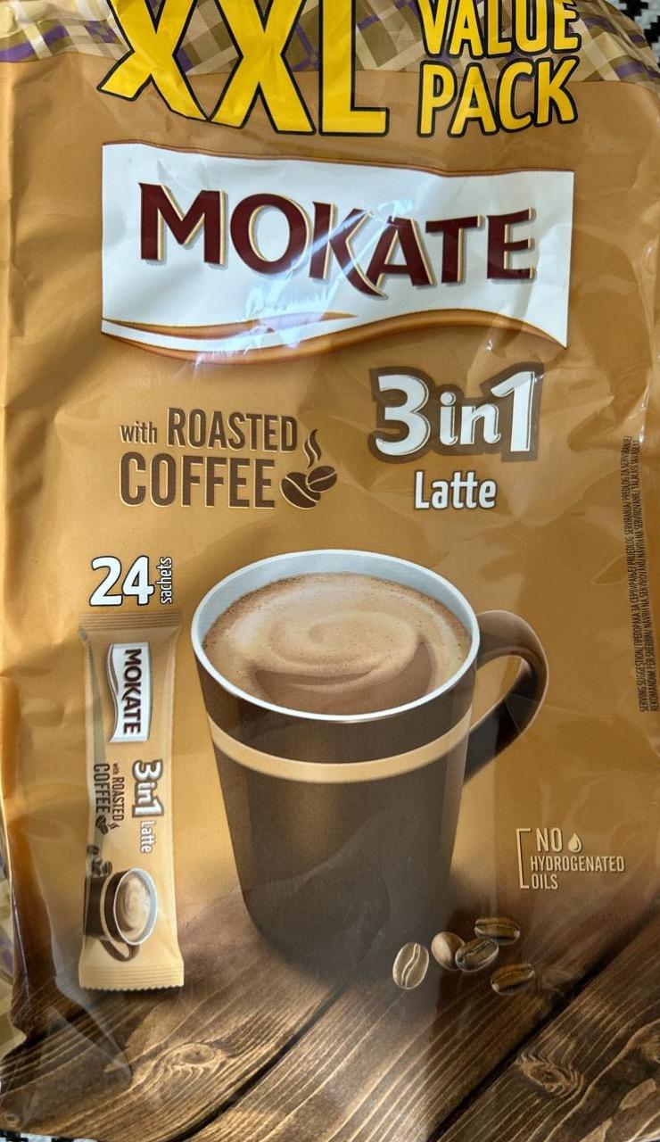 Képek - Mokate 3in1 Latte azonnal oldódó kávéspecialitás 24 x 15 g (360 g)