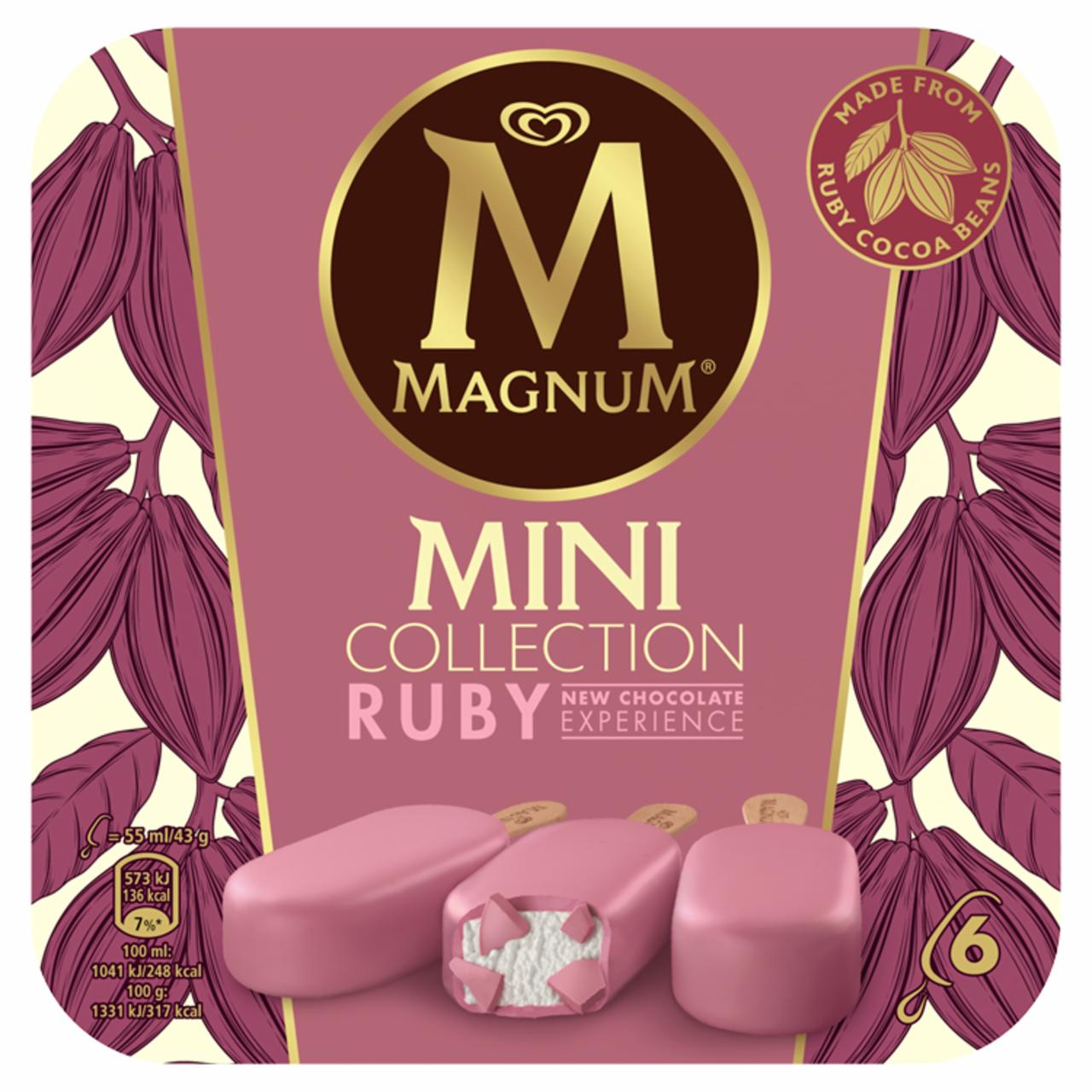 Képek - Magnum Mini multipack jégkrém Ruby 6 x 55 ml
