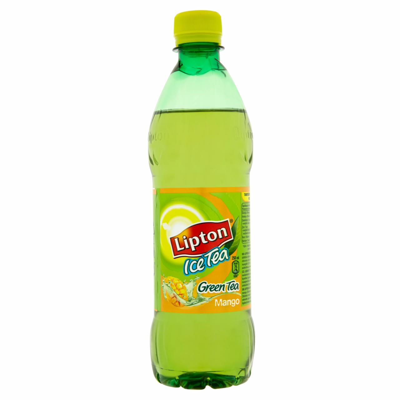 Képek - Lipton Ice Tea mangoízű szénsavmentes üdítőital zöldtea kivonattal 500 ml
