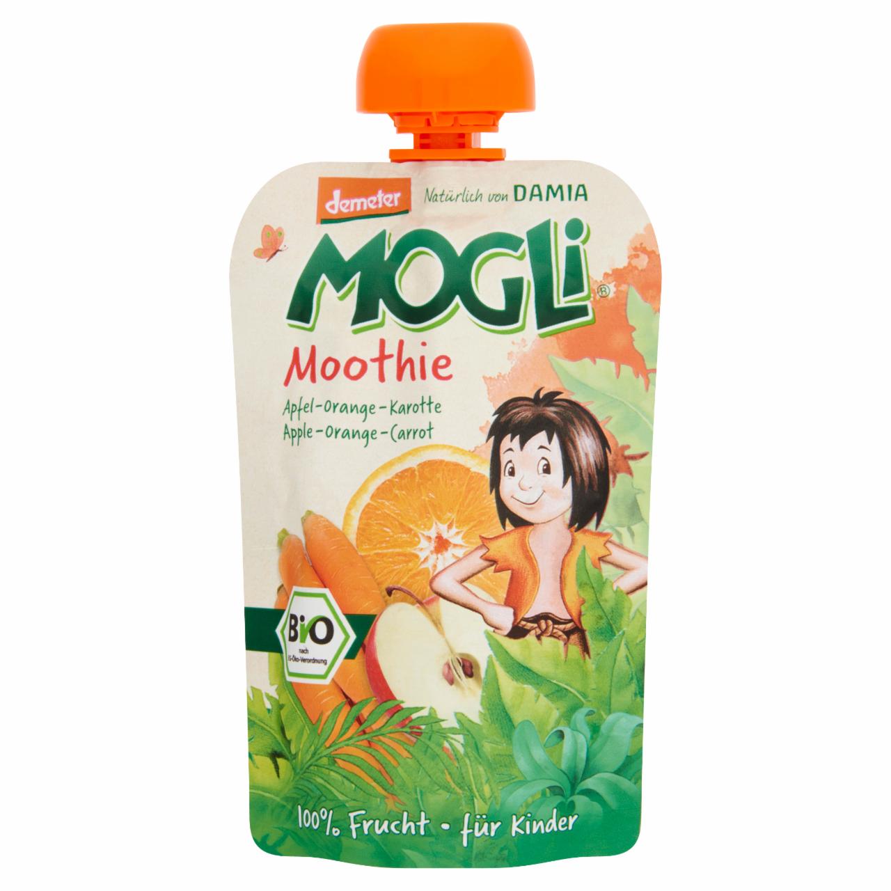 Képek - MOGLI Bio Moothie narancs-alma-sárgarépa 100 g