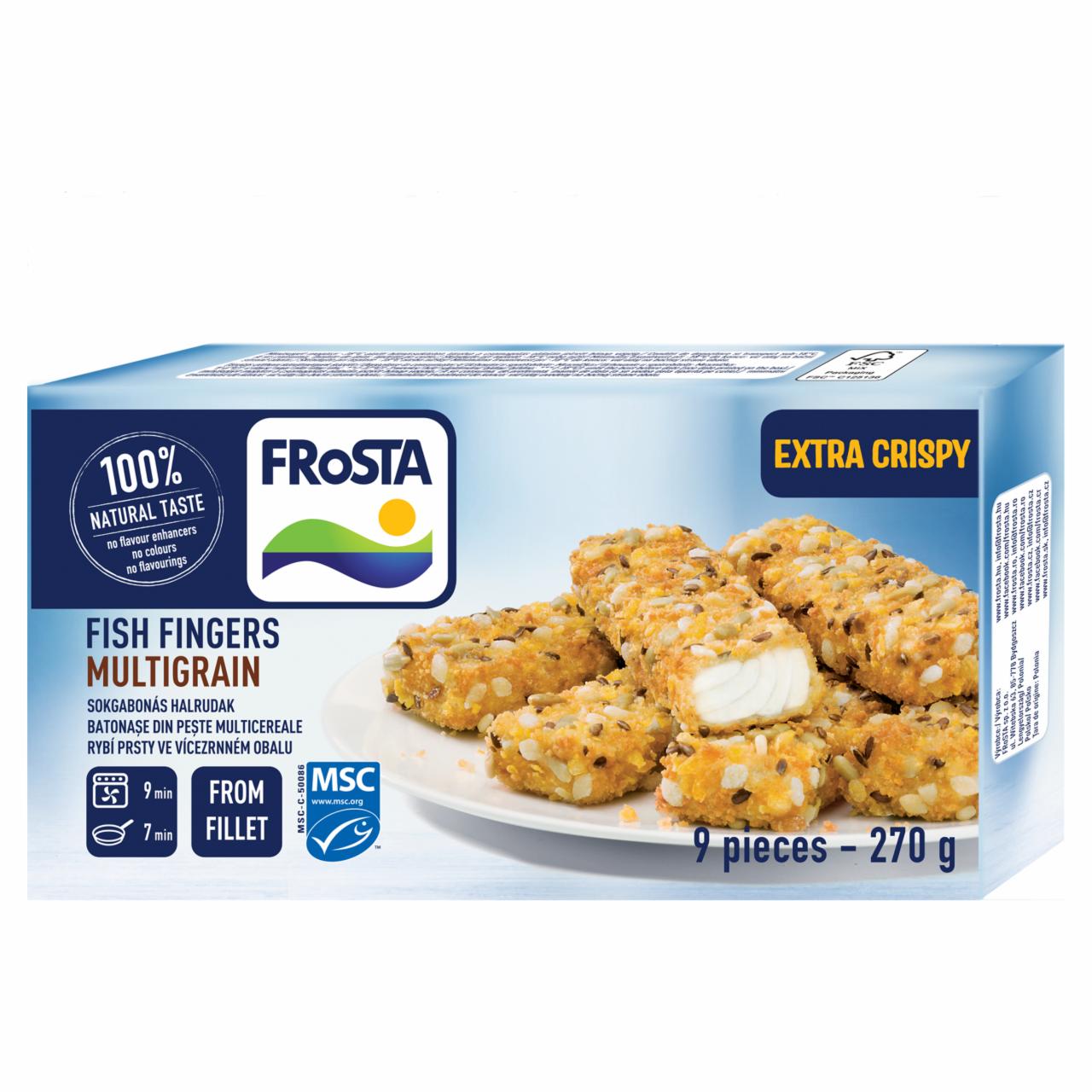 Képek - FRoSTA gyorsfagyasztott sokgabonás halrudak 270 g