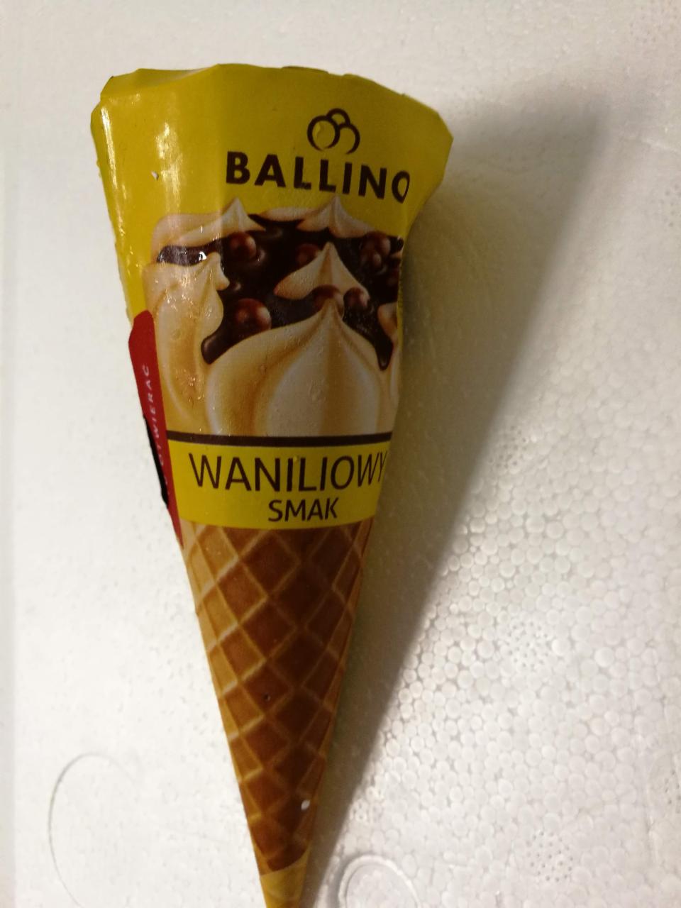 Képek - Ballino tölcséres jégkrém vaníliás 