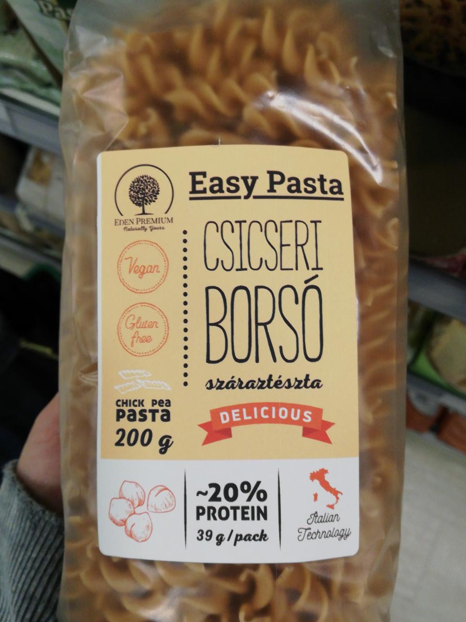 Képek - Csicseriborsó száraztészta Eden Premium
