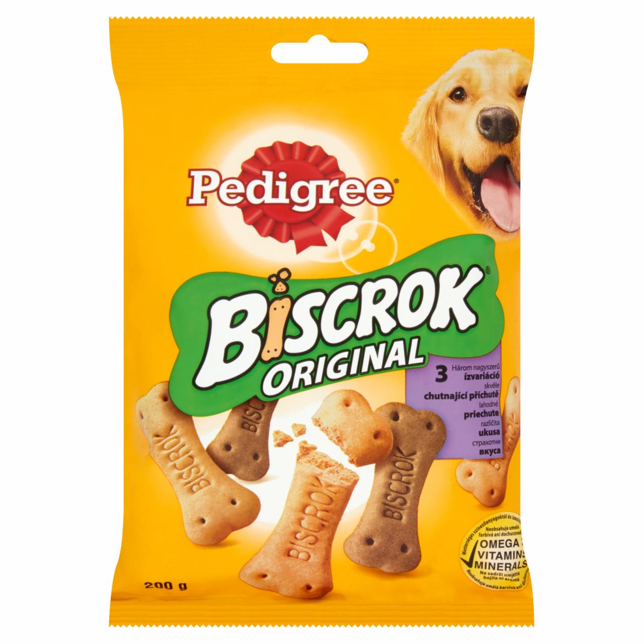 Képek - Pedigree Biscrok Multi Mix csirke-marha-bárány kiegészítő állateledel felnőtt kutyák számára 200 g