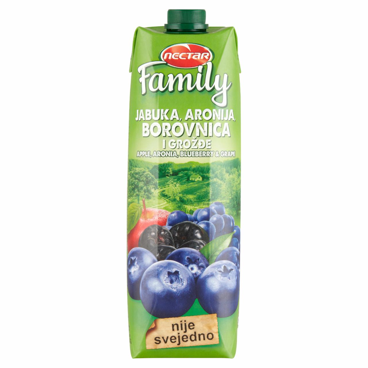 Képek - Nectar Family alma, berkenye kékáfonya és szőlőnektár 1 l