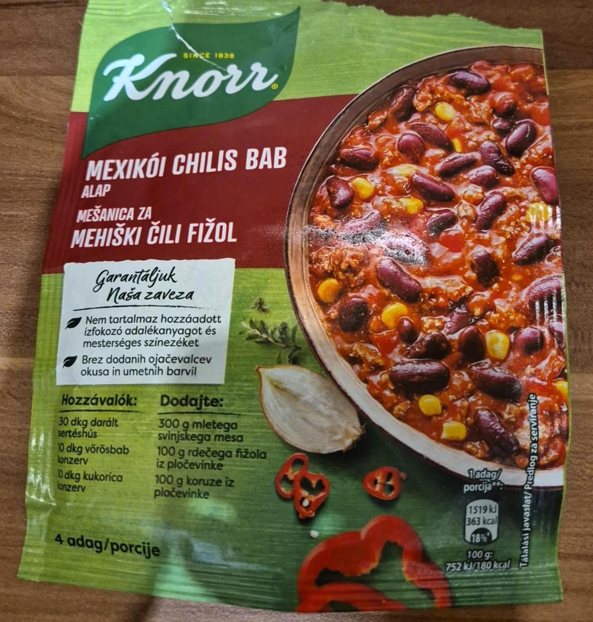 Képek - Mexikói chilis bab Knorr