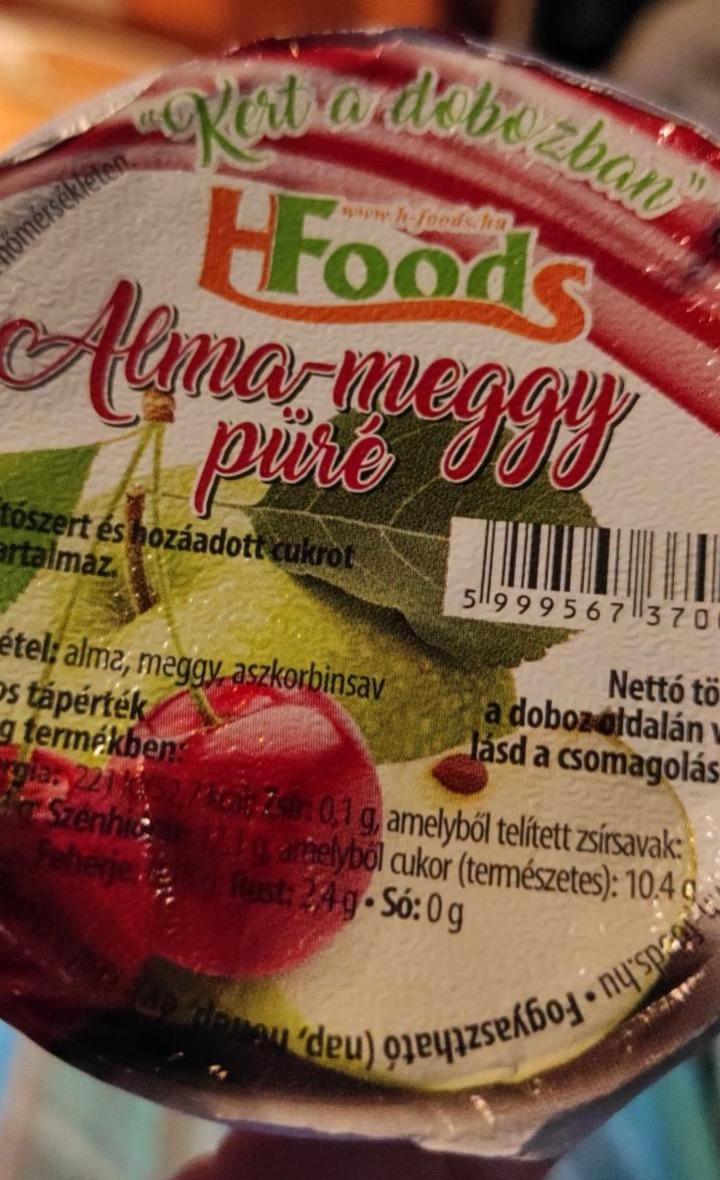 Képek - Alma-meggy püré HFoods