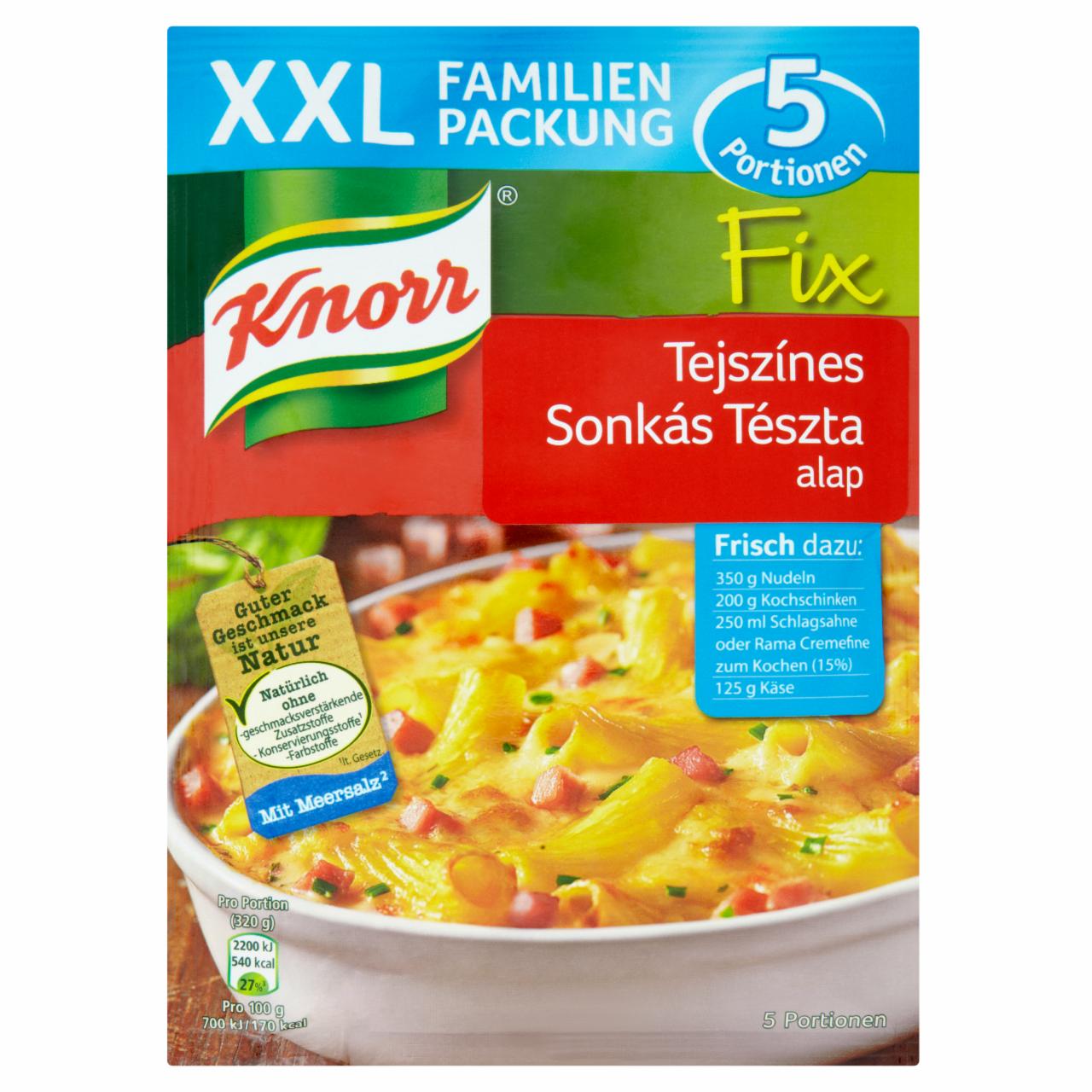 Képek - Knorr Fix tejszínes sonkás tészta alap 70 g