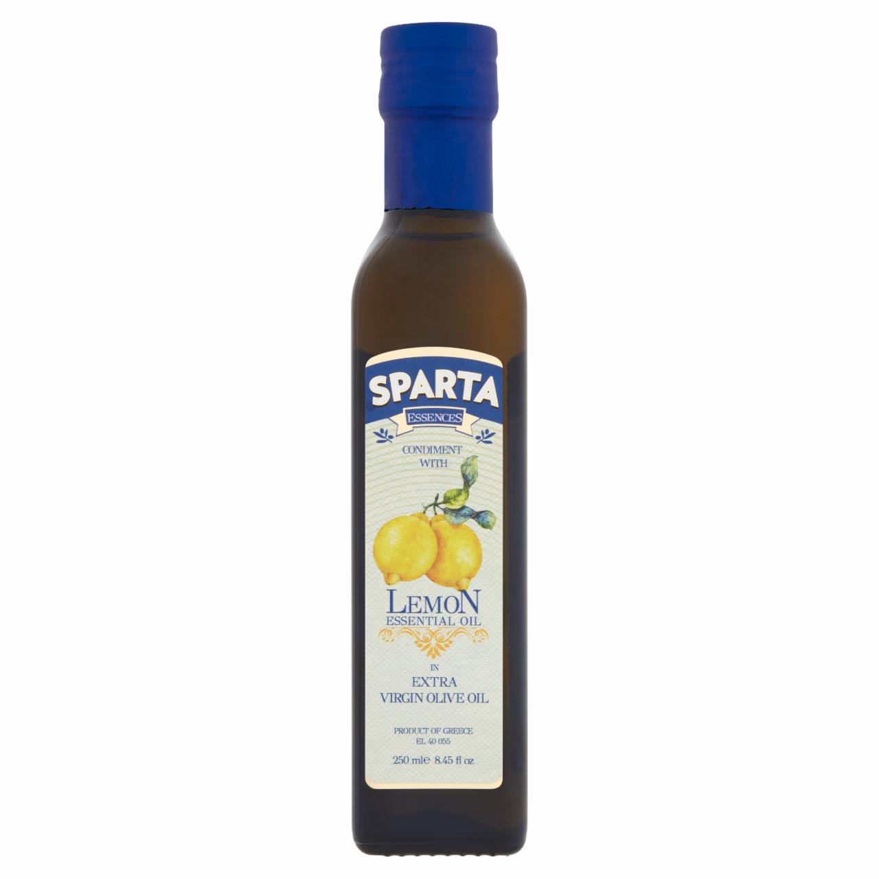 Képek - Sparta Essences extra szűz olívaolaj citrom esszencia olajjal 250 ml